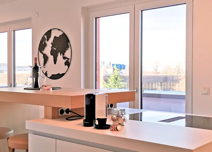 아파트 Fynbos Penthouse, Dachterrasse, Design-kueche, Parkplatz